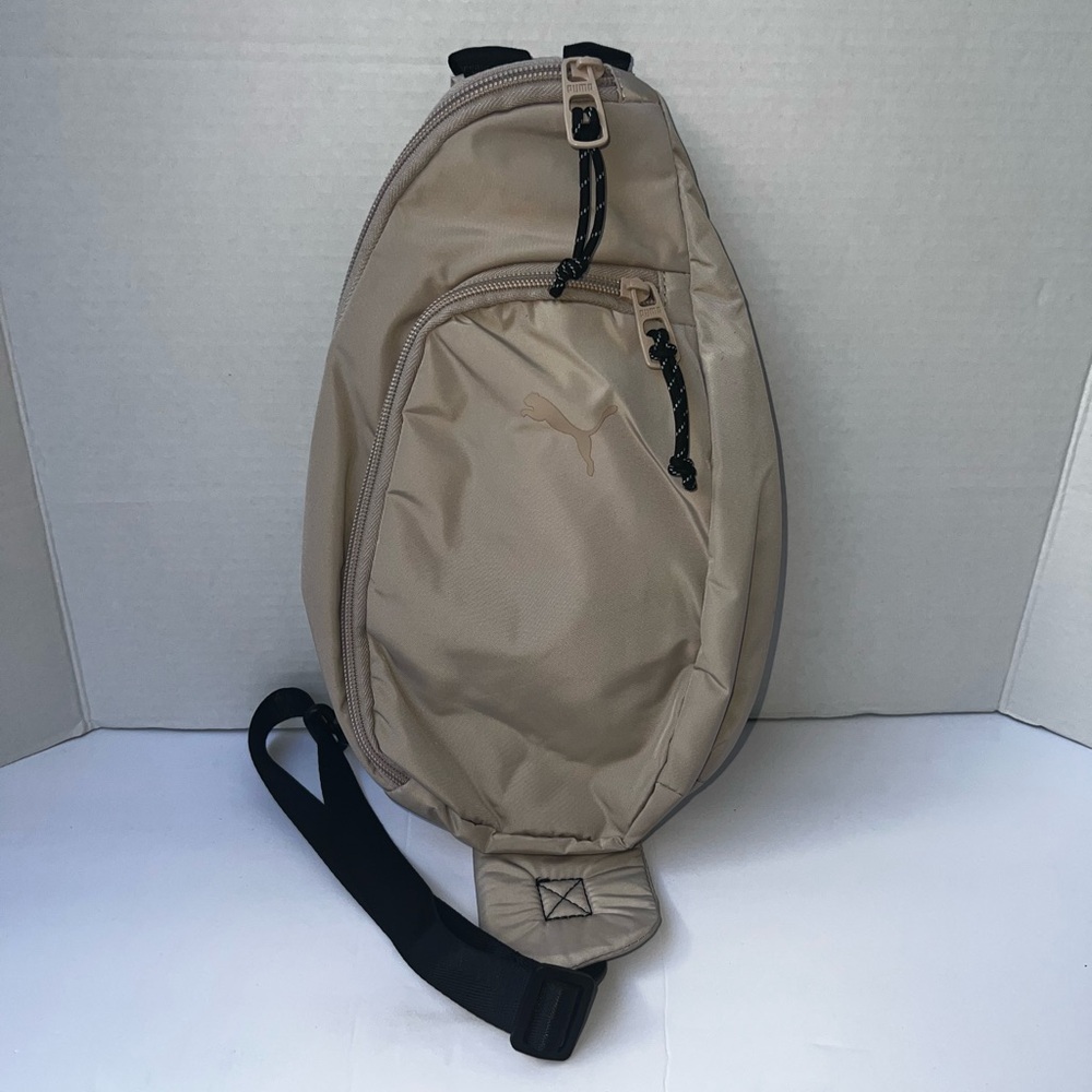 NWT Puma Myraid Slingback | Crossbody Bag, Light-Beige